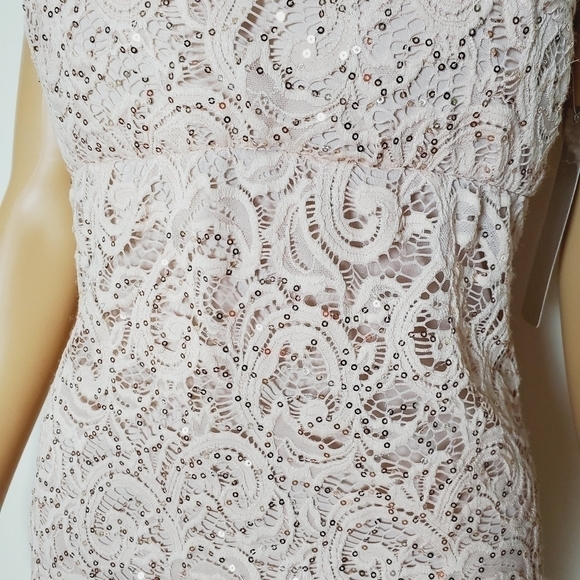 My Michelle lace sequins mini dress - Picture 10 of 15